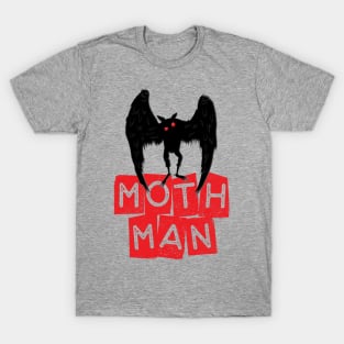 The Mothman Letterblock Design T-Shirt